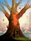 Vladimir Kush family tree painting